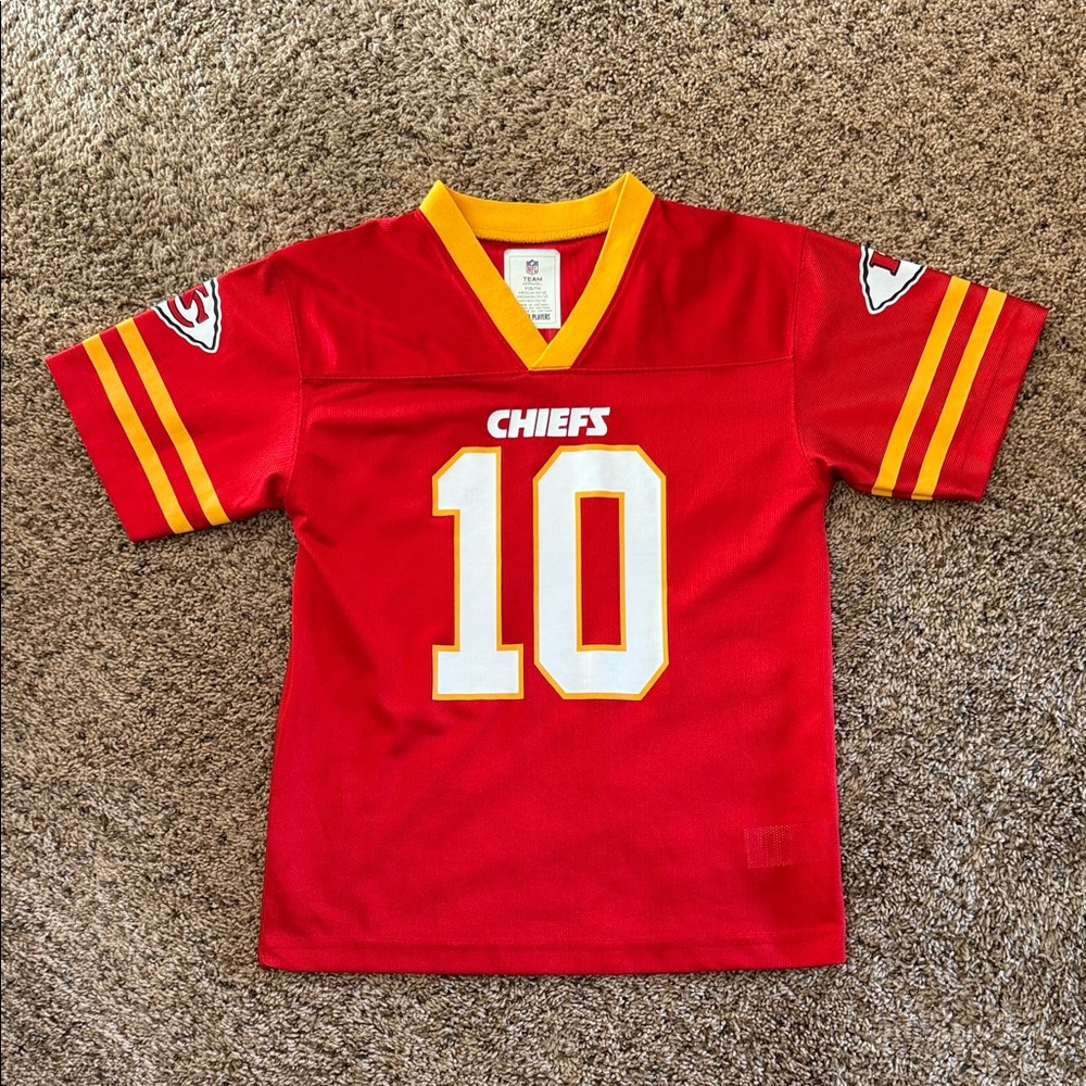 Youth Red and Yellow Chiefs Jersey